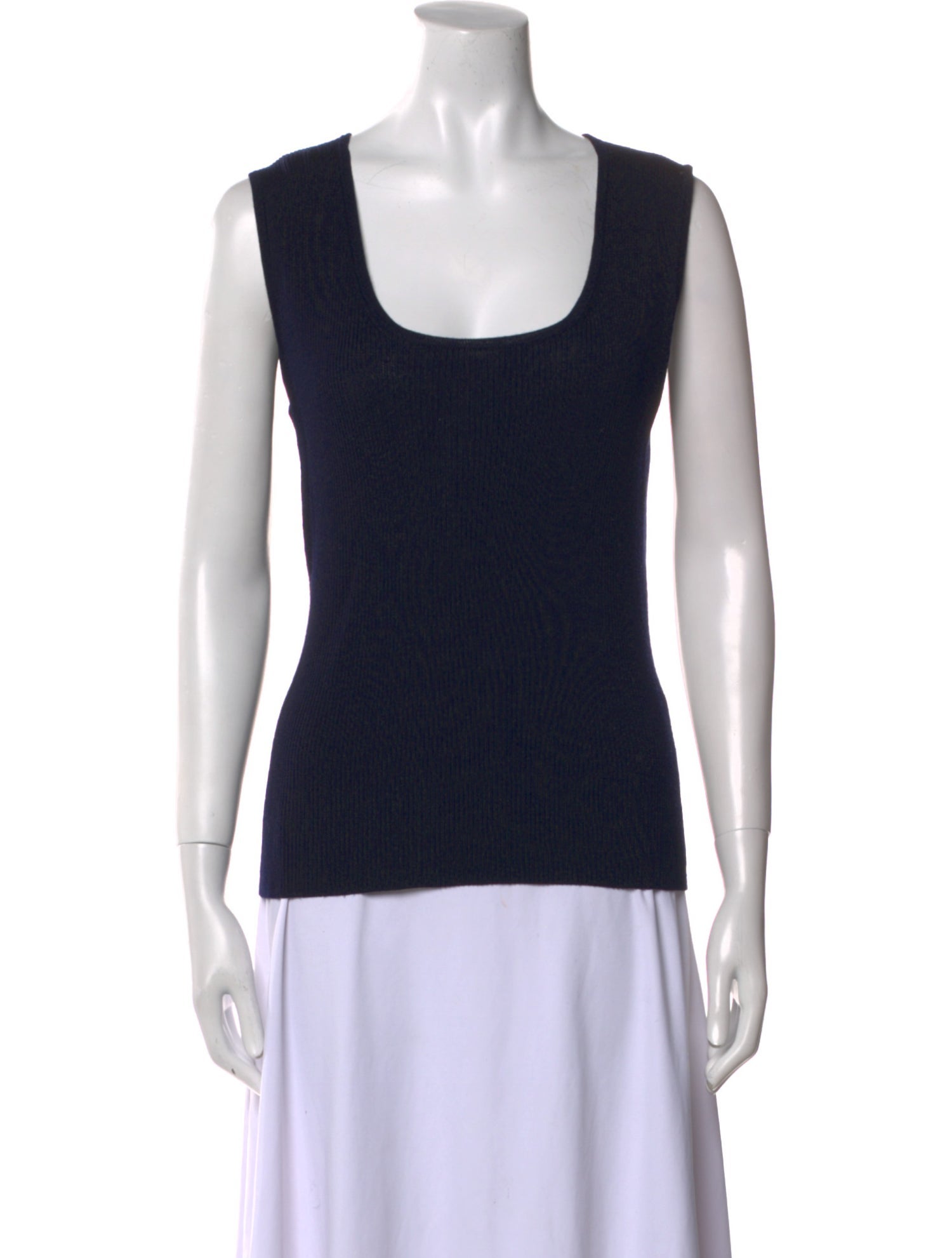 St. John Scoop Neck Sweater