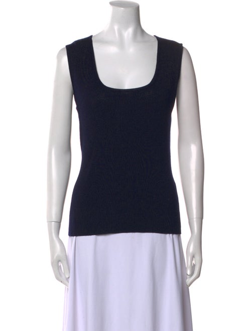 St. John Scoop Neck Sweater