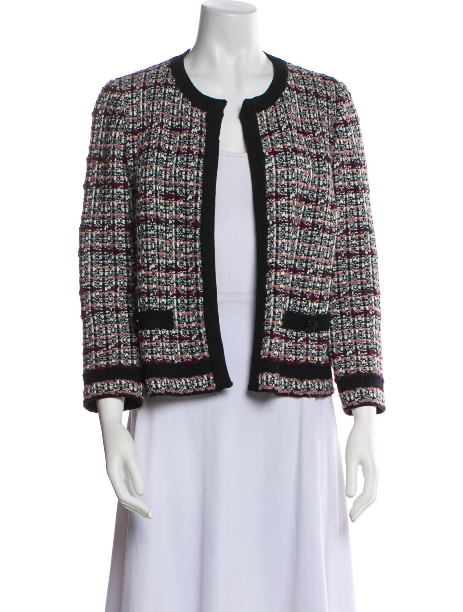 St. John Tweed Pattern Jacket