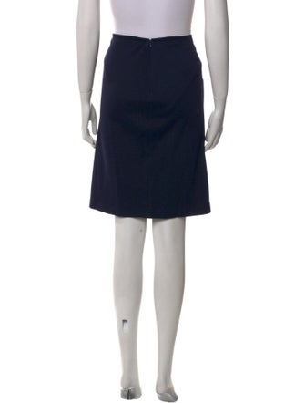 St. John Cutout Accent Knee-Length Skirt