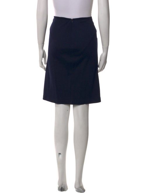 St. John Cutout Accent Knee-Length Skirt