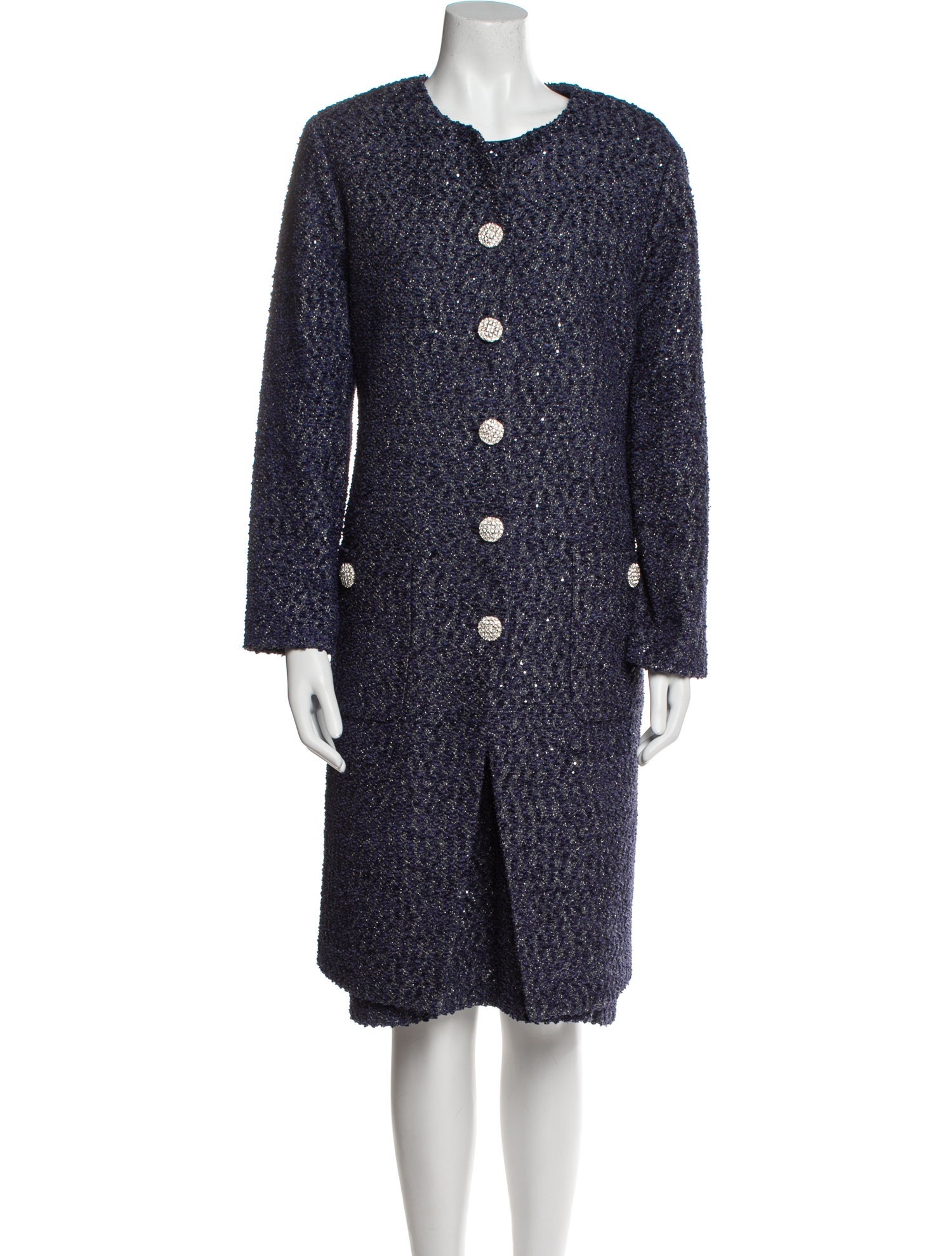 St. John Tweed Pattern Fringe Trim Accent Set w/ Tags