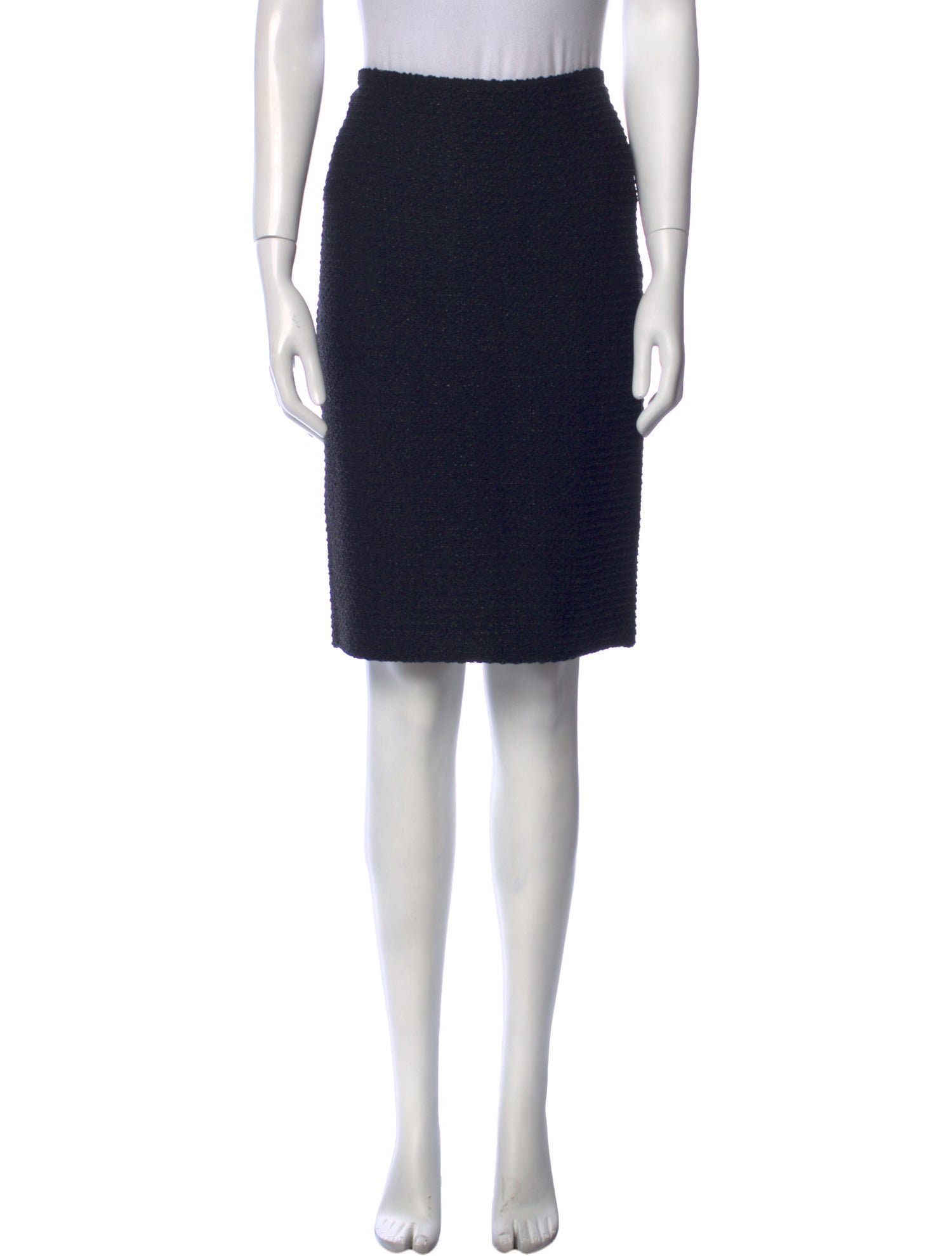 St. John Glitter Accents Knee-Length Skirt