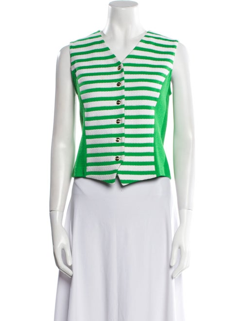 St. John Striped Vest