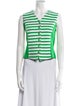 St. John Striped Vest