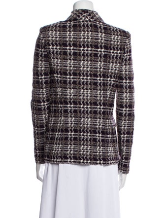 St. John Collection Plaid Print Jacket