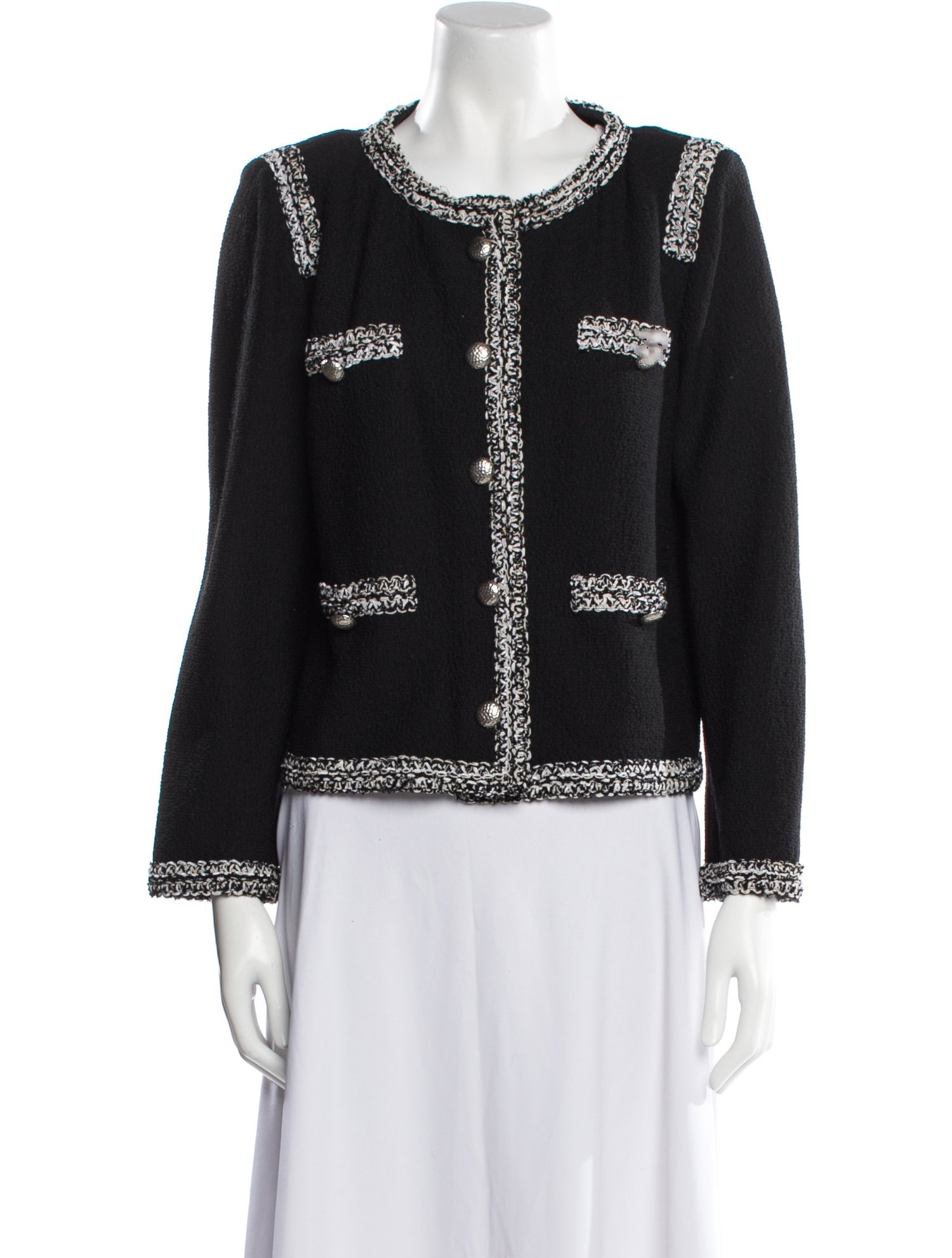 St. John Colorblock Pattern Evening Jacket