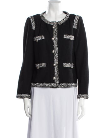 St. John Colorblock Pattern Evening Jacket