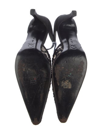 St. John Lace Lace Pattern D'Orsay Pumps