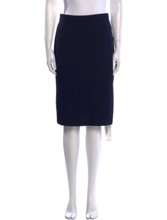 St. John Wool Knee-Length Skirt