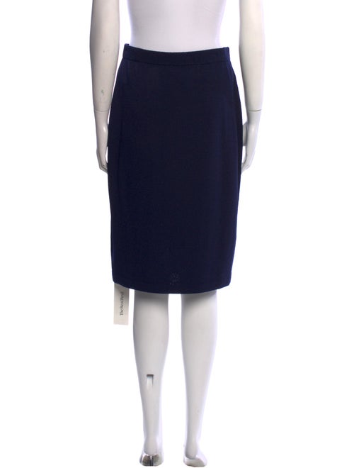 St. John Wool Knee-Length Skirt