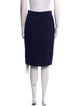 St. John Wool Knee-Length Skirt