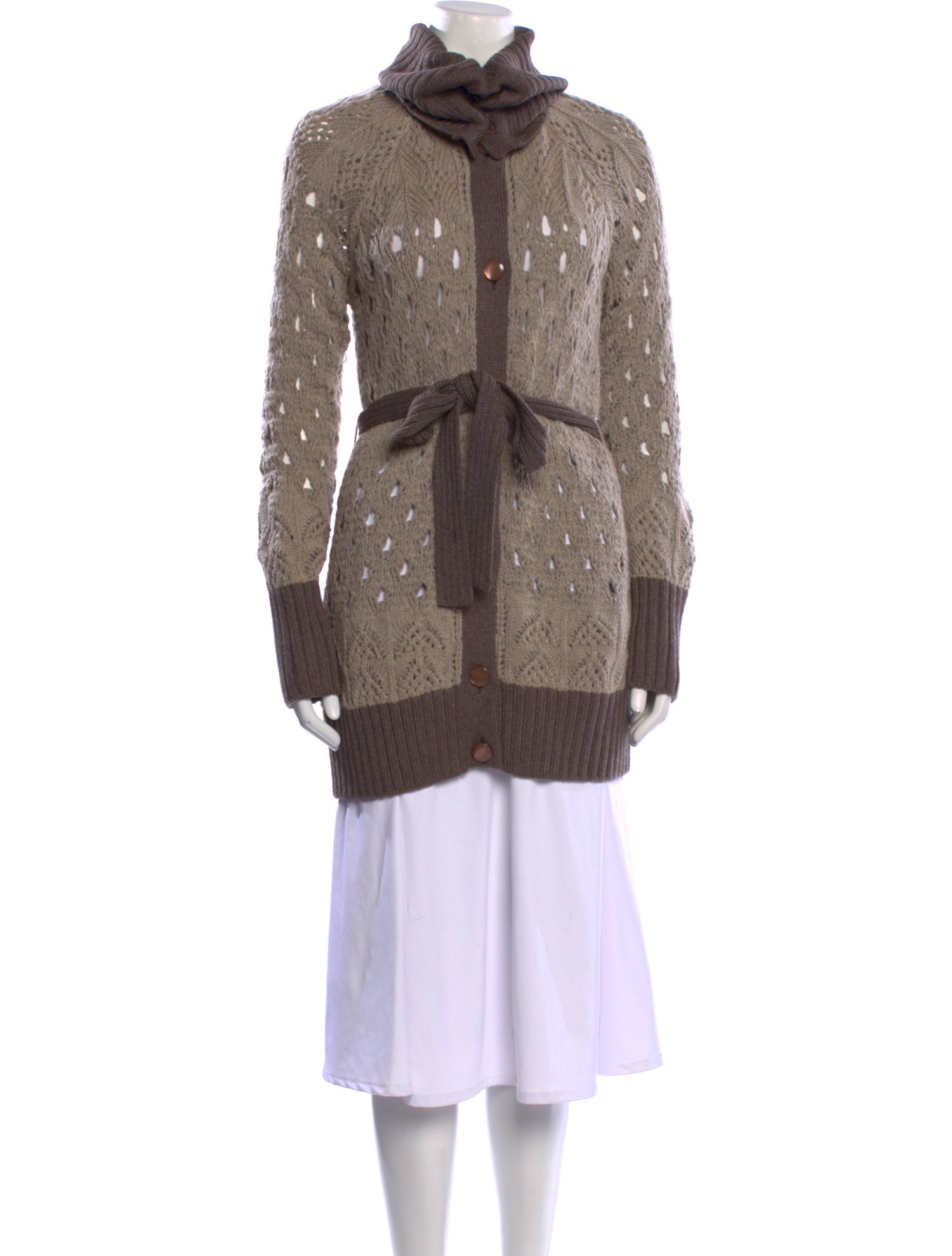 St. John Wool Mock Neck Sweater w/ Tags