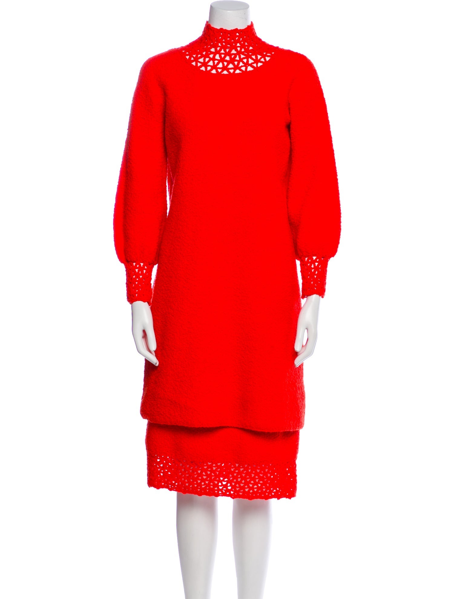 St. John Vintage Printed Skirt Set