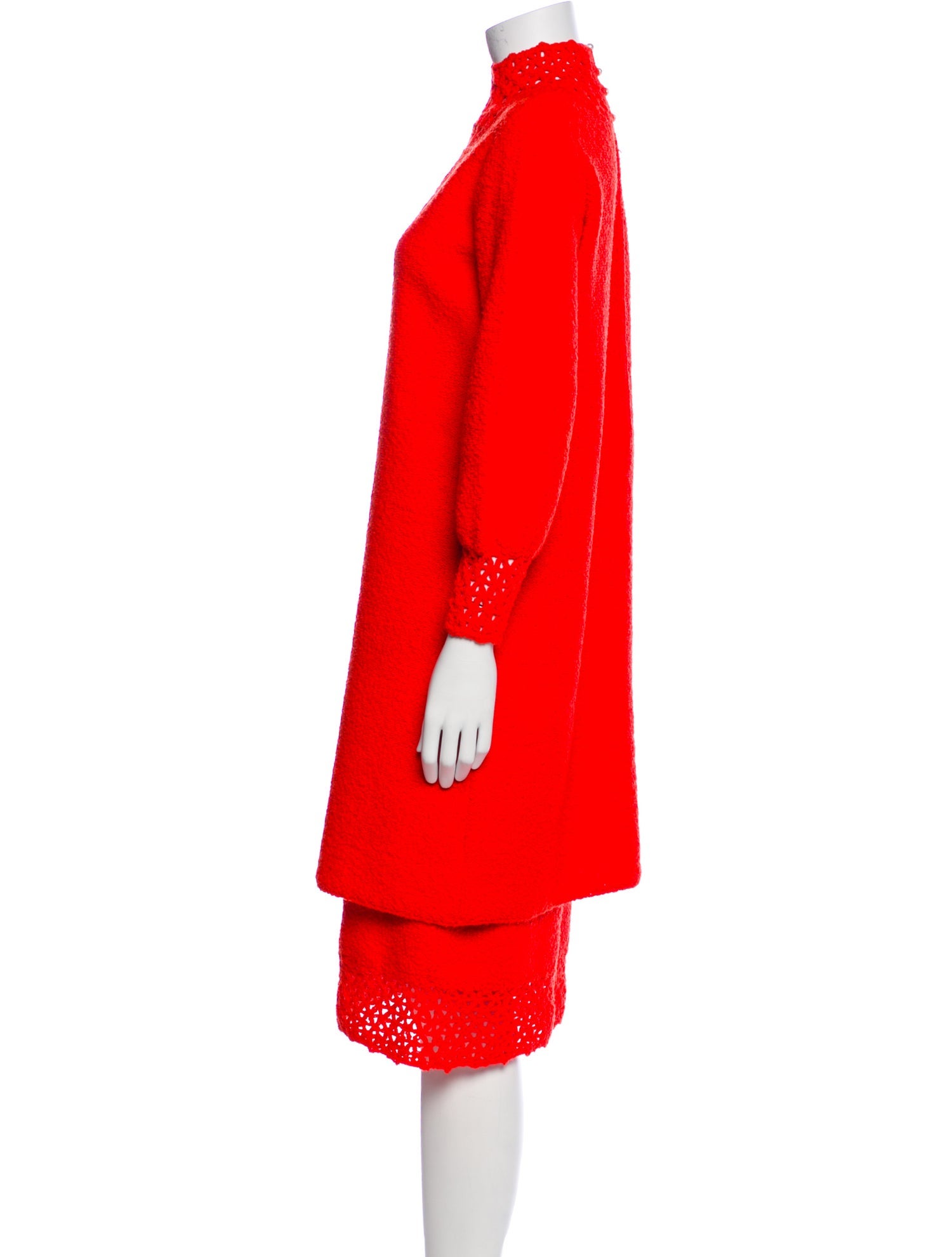 St. John Vintage Printed Skirt Set