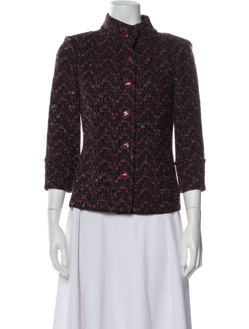 St. John Collection Printed Evening Jacket