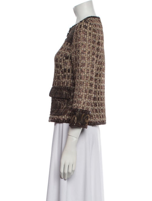 St. John Tweed Pattern Evening Jacket