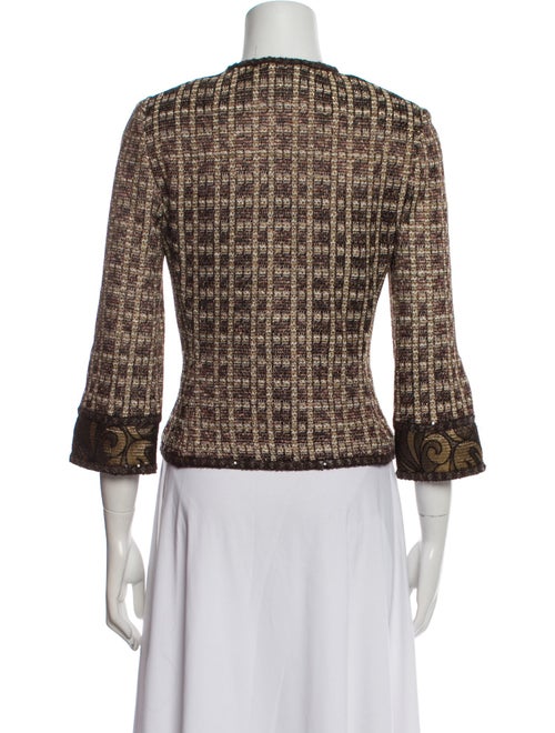 St. John Tweed Pattern Evening Jacket