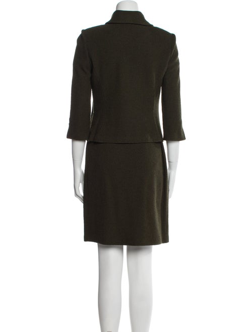 St. John Wool Crystal Embellishments Skirt Set