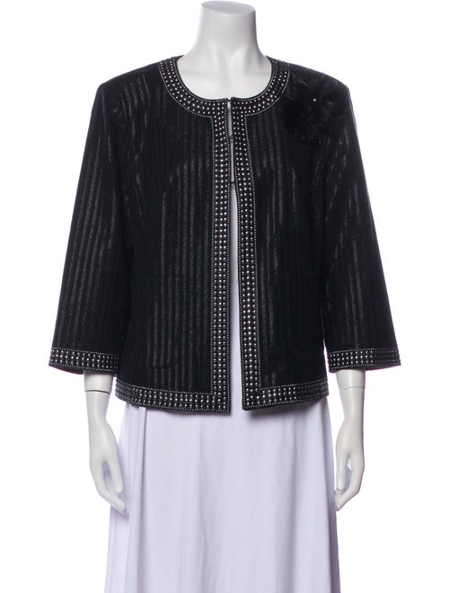 St. John Tweed Pattern Evening Jacket