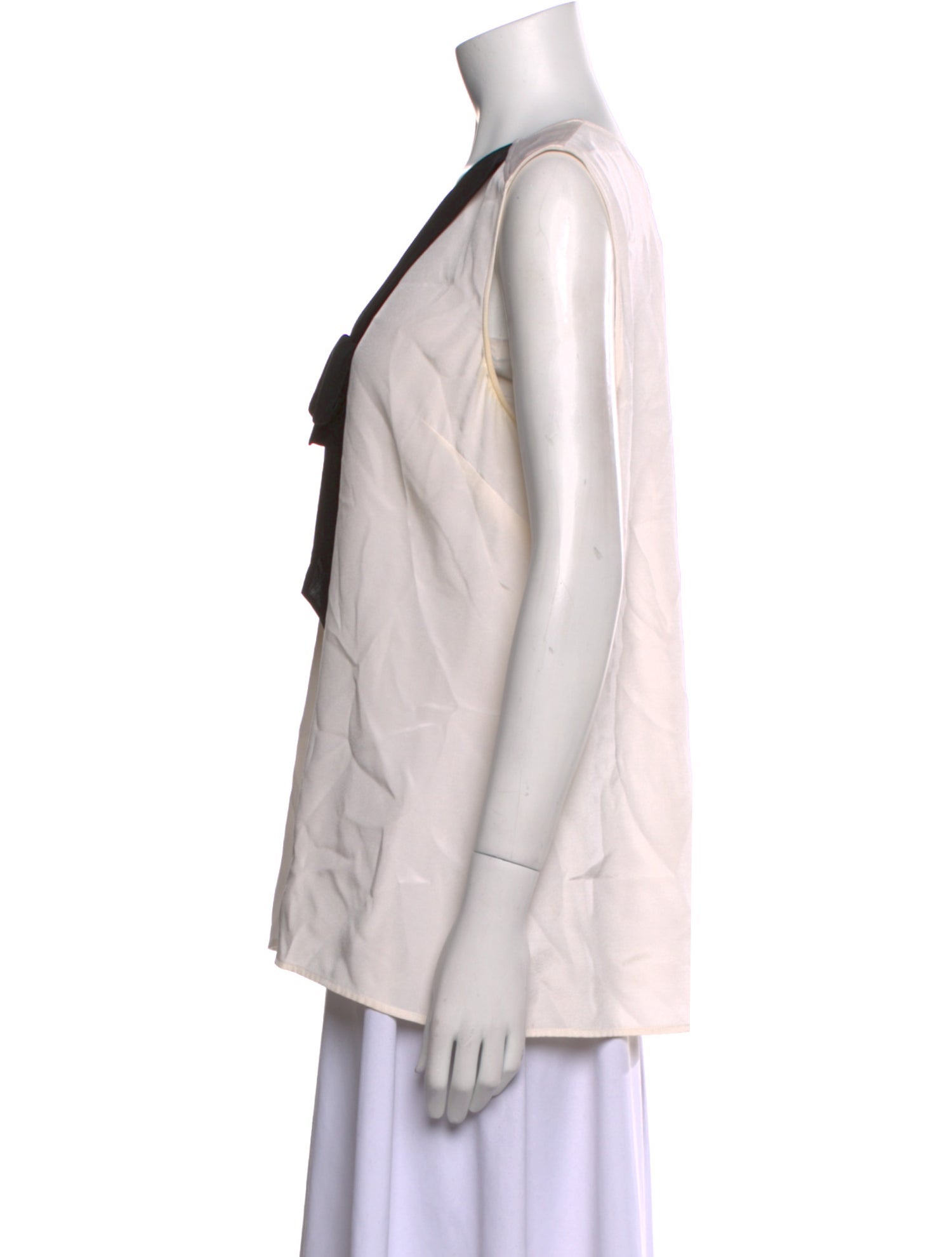 St. John Silk V-Neck Tunic