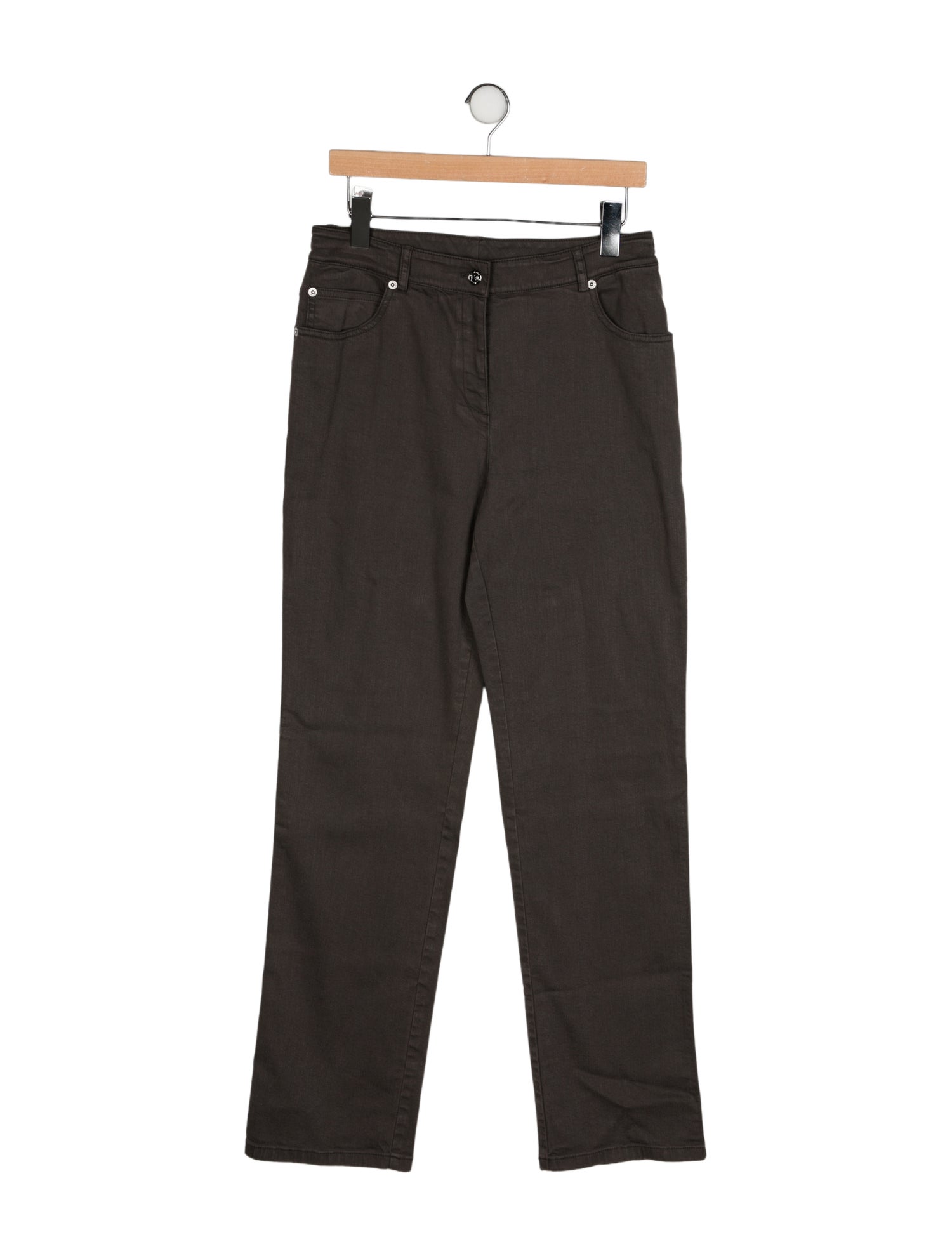 St. John High-Rise Straight Leg Jeans