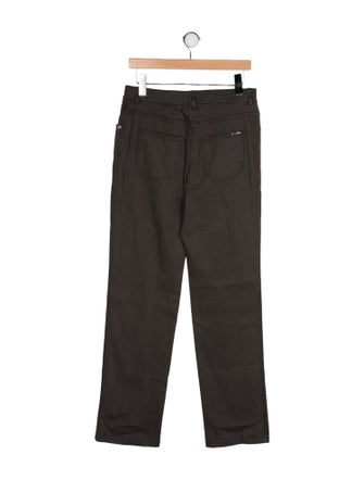 St. John High-Rise Straight Leg Jeans