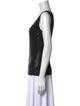 St. John Scoop Neck Sleeveless Top