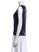 St. John Scoop Neck Sleeveless Top