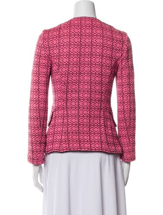 St. John Wool Tweed Pattern Jacket