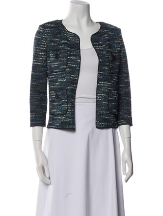 St. John Tweed Pattern Evening Jacket