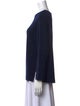 St. John Wool Bateau Neckline Top