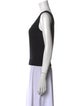 St. John Scoop Neck Sleeveless Top