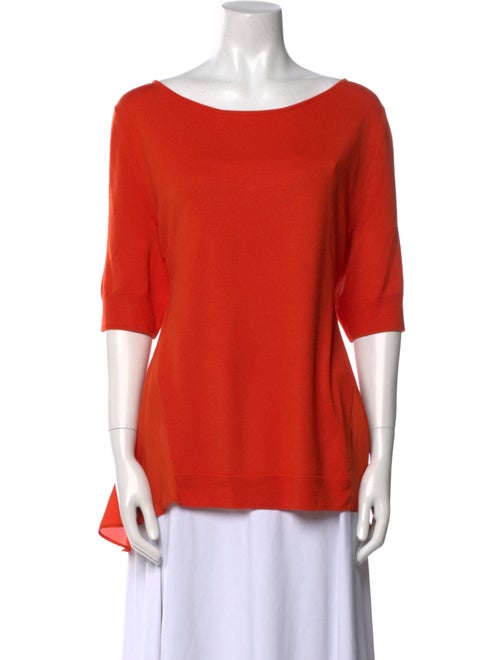 St. John Wool Bateau Neckline Sweater