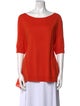 St. John Wool Bateau Neckline Sweater