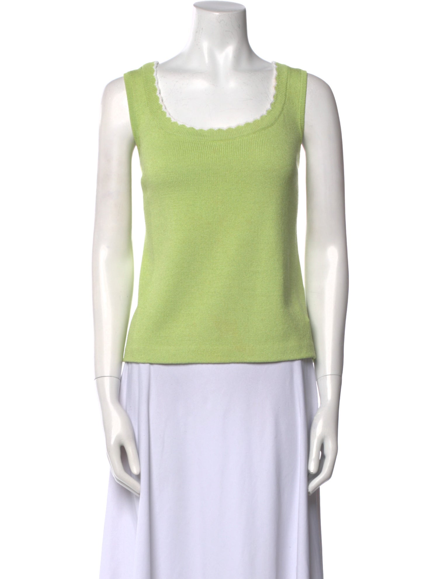 St. John Wool Scoop Neck Sweater