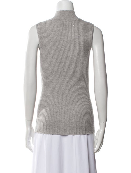 St. John Cashmere Mock Neck Top