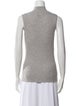 St. John Cashmere Mock Neck Top