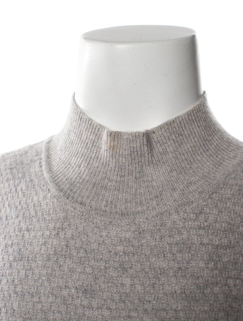 St. John Cashmere Mock Neck Top