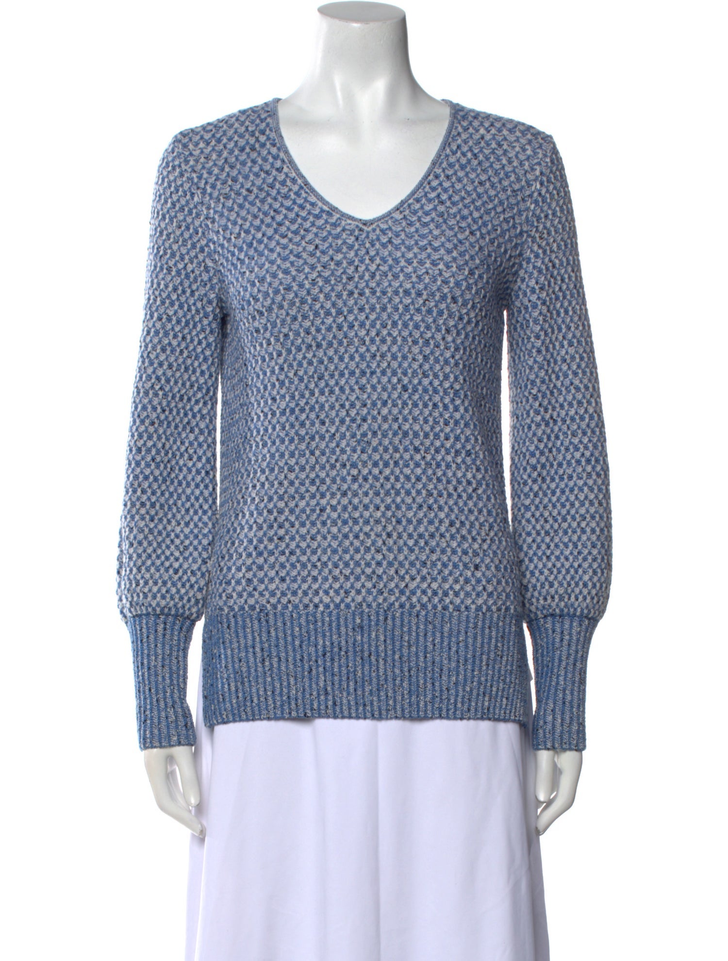 St. John Wool Printed Sweater
