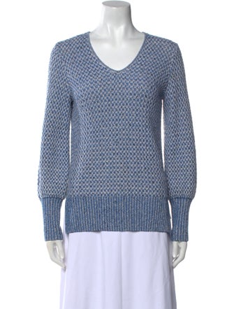 St. John Wool Printed Sweater