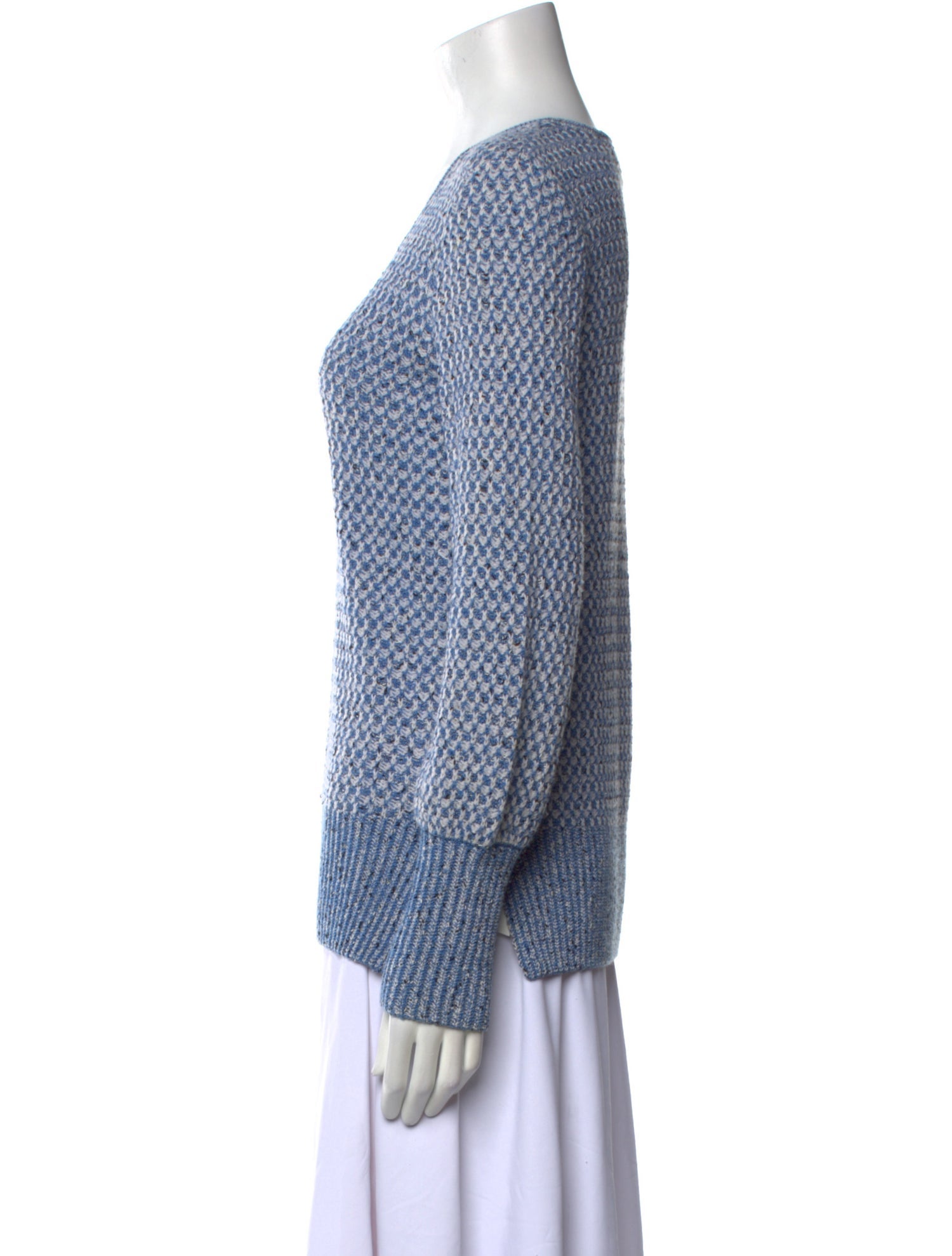 St. John Wool Printed Sweater