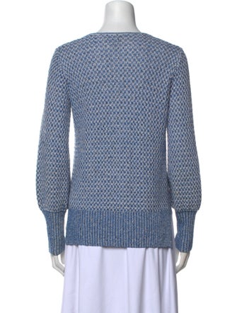 St. John Wool Printed Sweater