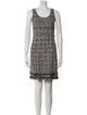 St. John Wool Printed Dress Set