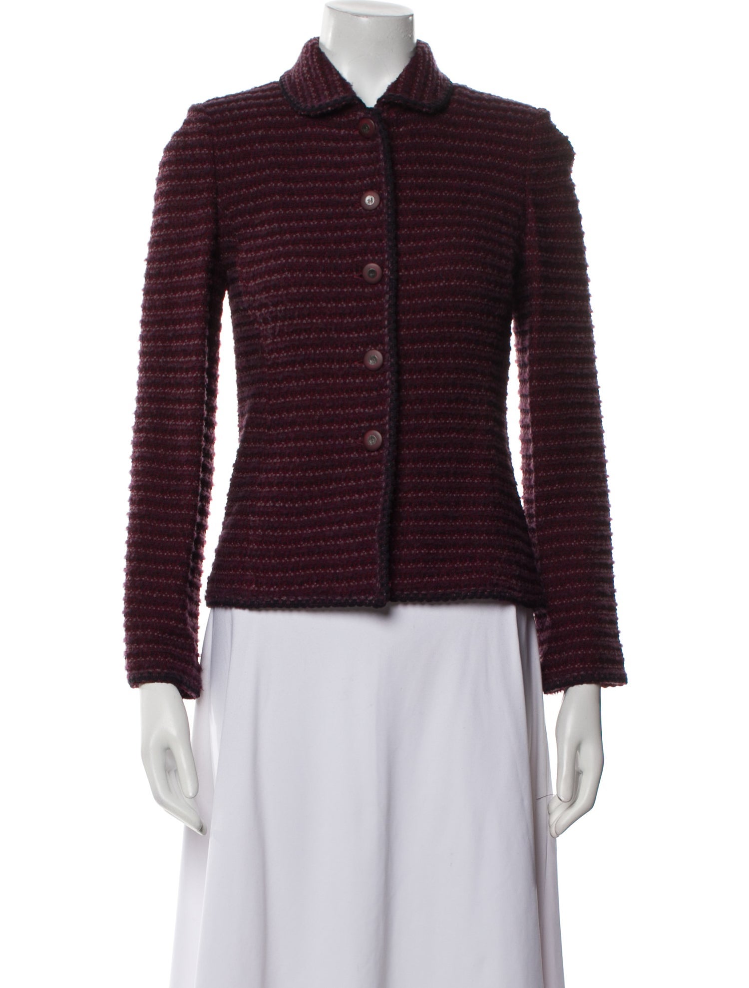 St. John Tweed Pattern Evening Jacket