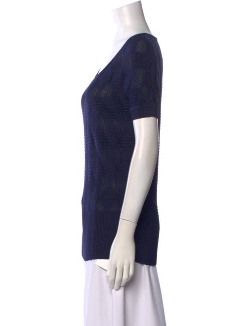 St. John Scoop Neck Short Sleeve T-Shirt