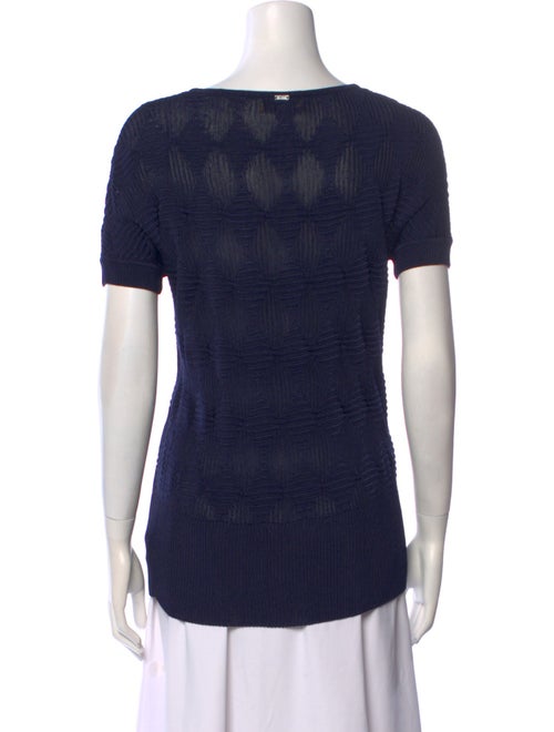 St. John Scoop Neck Short Sleeve T-Shirt