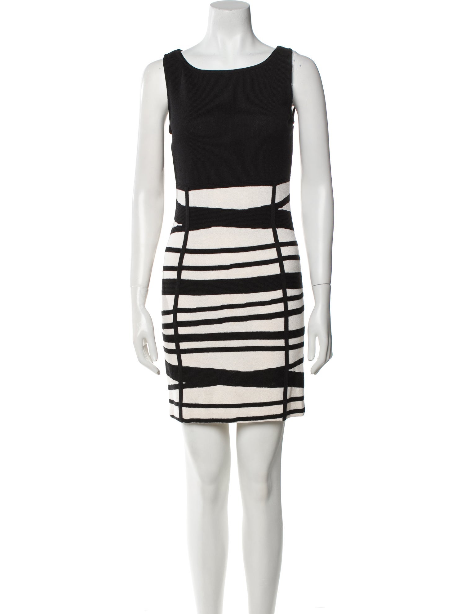 St. John Striped Mini Dress