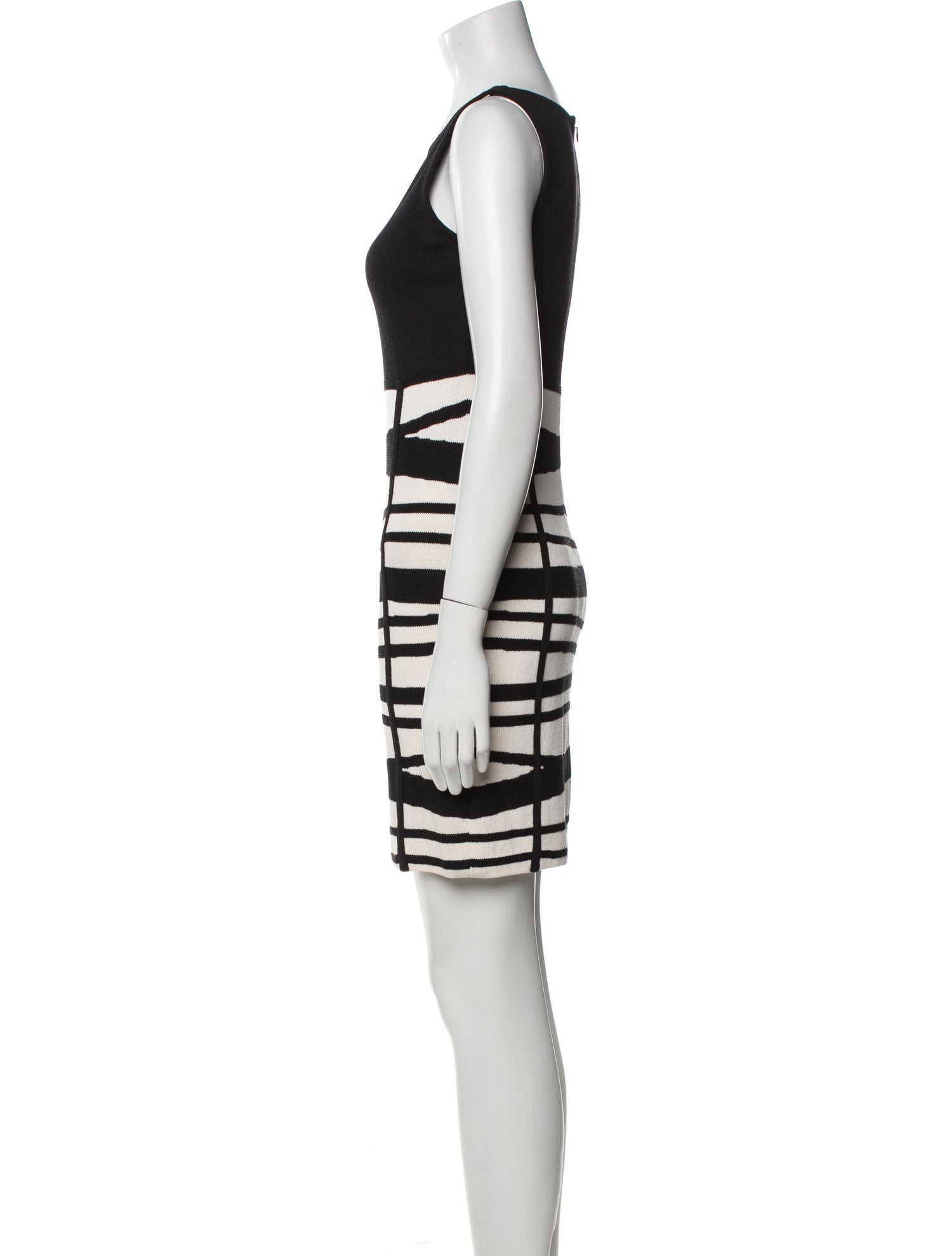 St. John Striped Mini Dress