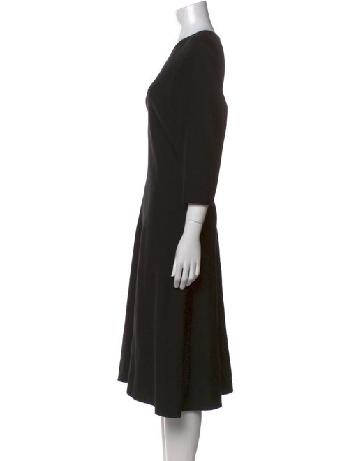 St. John Wool Midi Length Dress